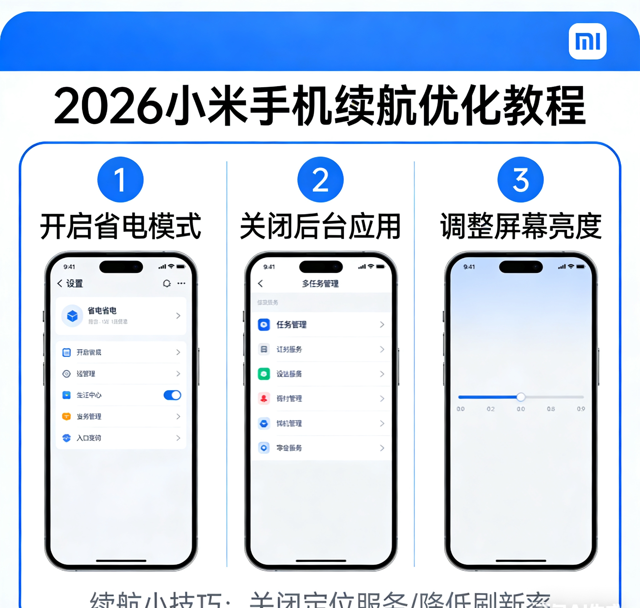 小米手机续航优化_小米游戏专题栏目_关闭后台活动限制省电技巧