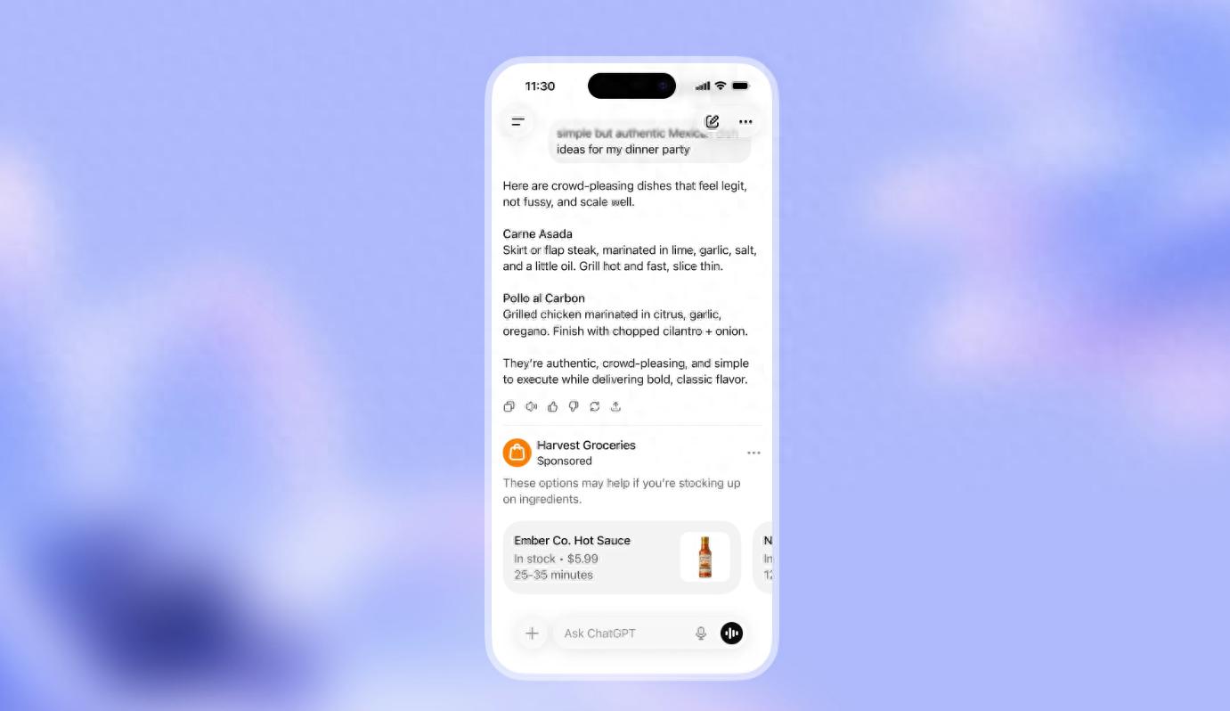 广告主摩拳擦掌！OpenAI据传将于二月初上线ChatGPT广告
