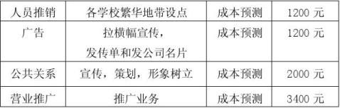 syb创业计划书
